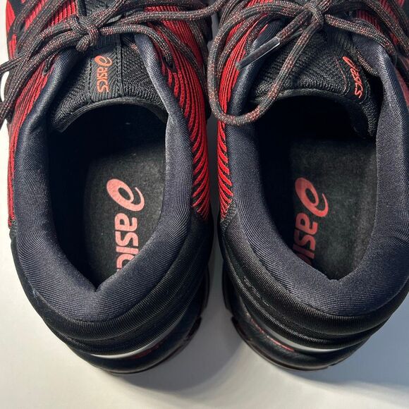 ASICS Gel Quantum 360 Running Shoe Sneaker Men’s 9.5 Black Red - Picture 4 of 7